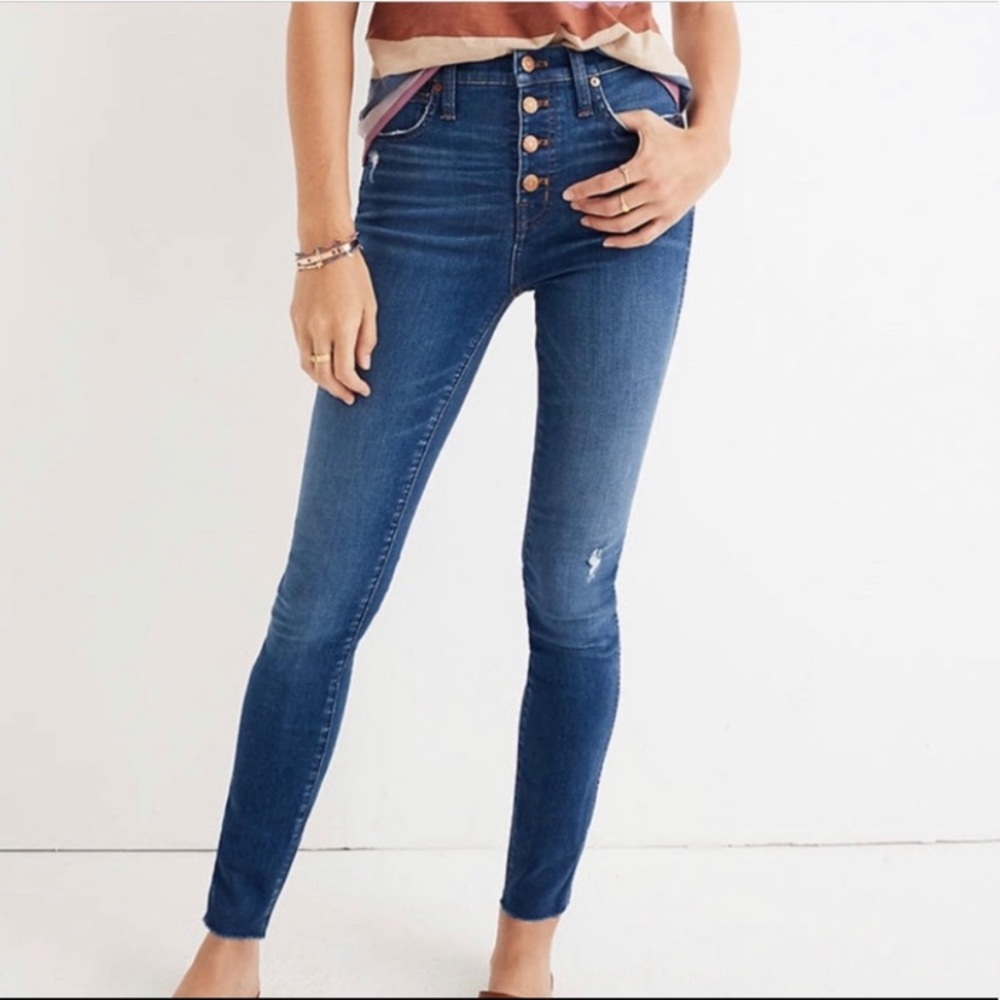 Madewell 10” HIGH-RISE SKINNY Jeans